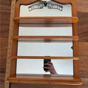 Lenox Disney Wooden Wall Shelf with Mirror